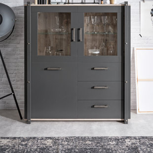 Buffetschrank Modern Grau